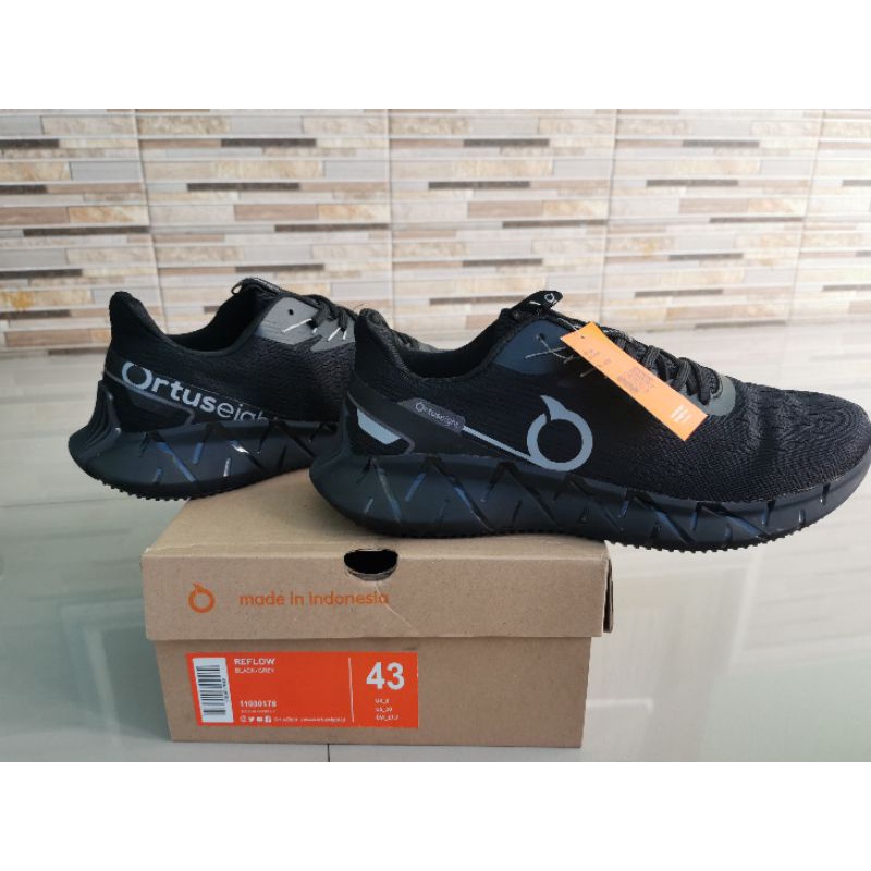 termurah sepatu ortuseight reflow black original