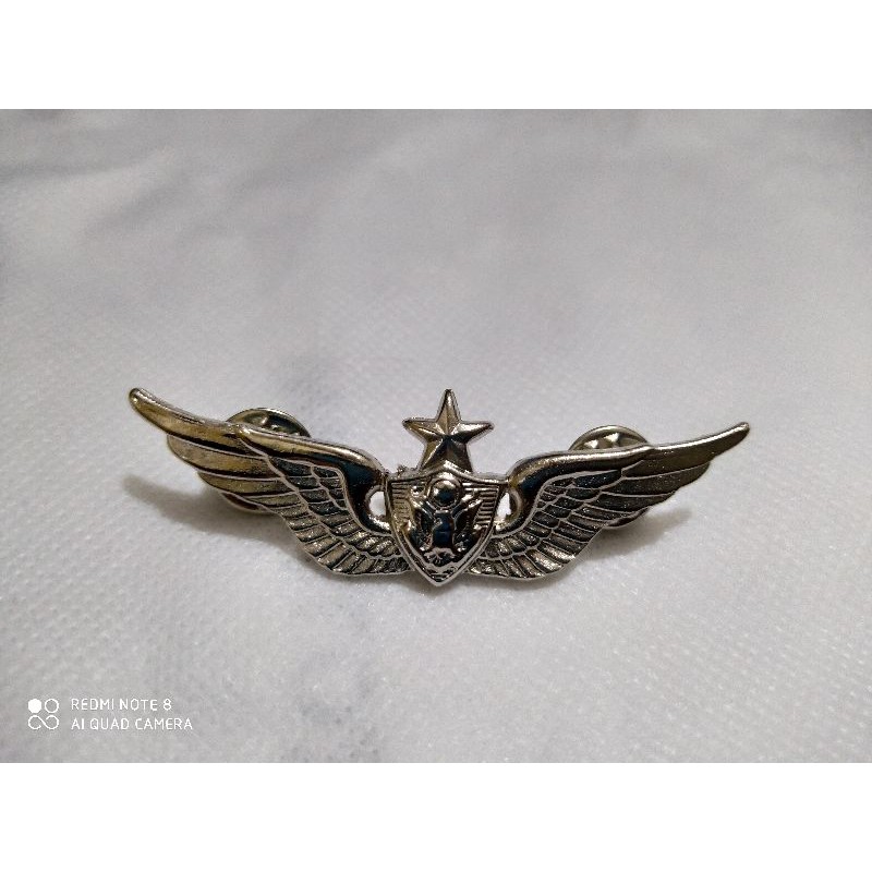 US army aircrew /aviator senior Wing badge /pin atau badge antik
