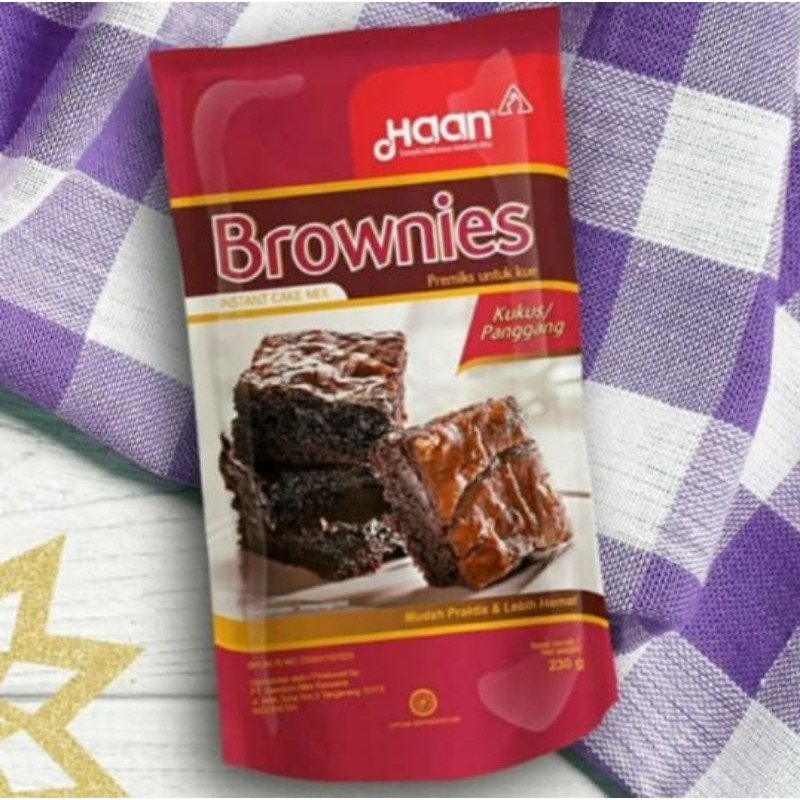 

Haan Brownies Kukus/Panggang Pouch 230 gr