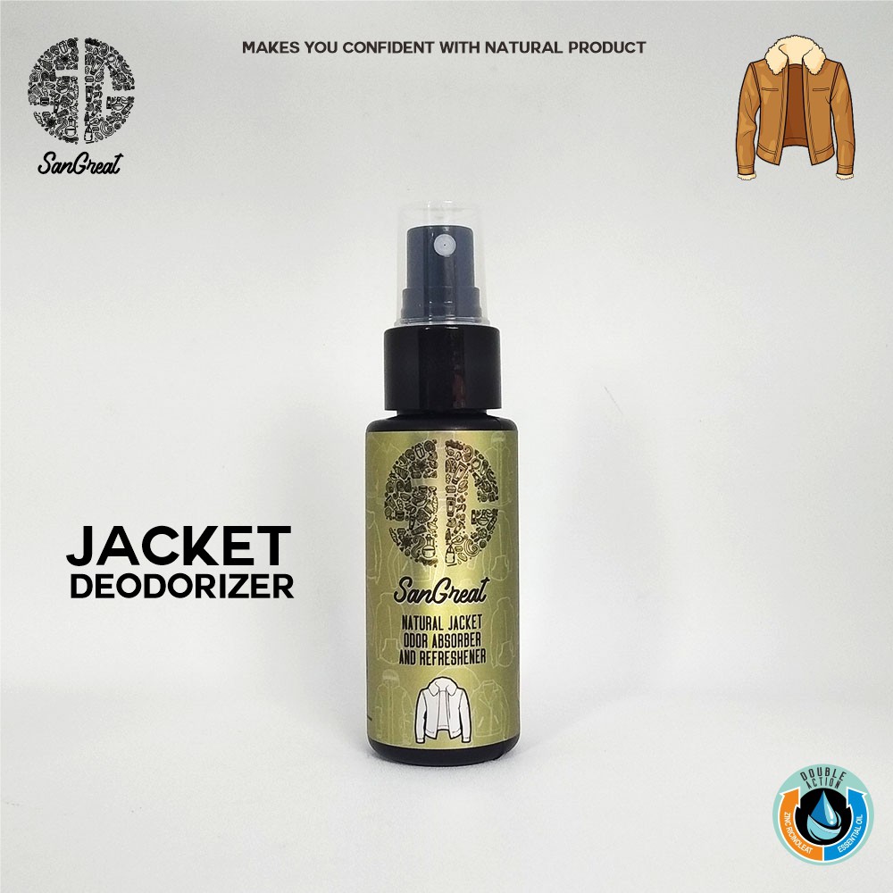 Paket leather jacket cleaner and polish pembersih pengkilap jaket kulit dan penghilang bau jaket