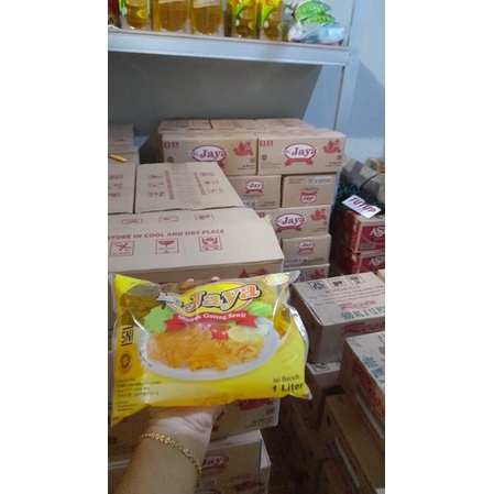 

minyak goreng MG Jaya ukuran 1L