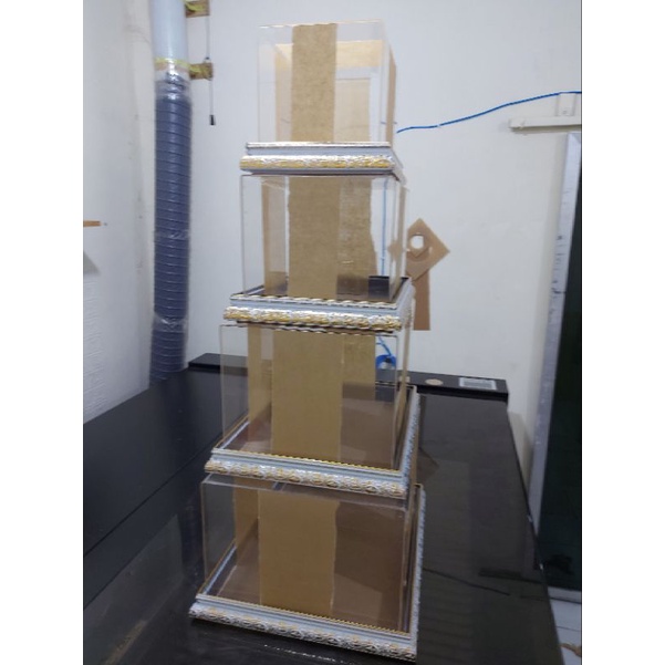 Kotak Akrilik Seserahan Hantaran Satuan