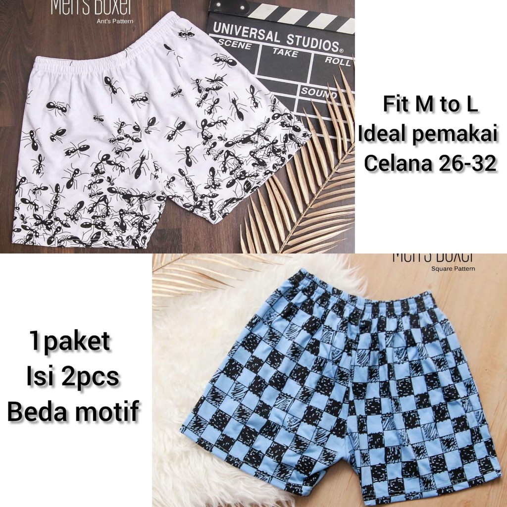 BISA COD / CELANA BOXER PRIA - ALIPIO781