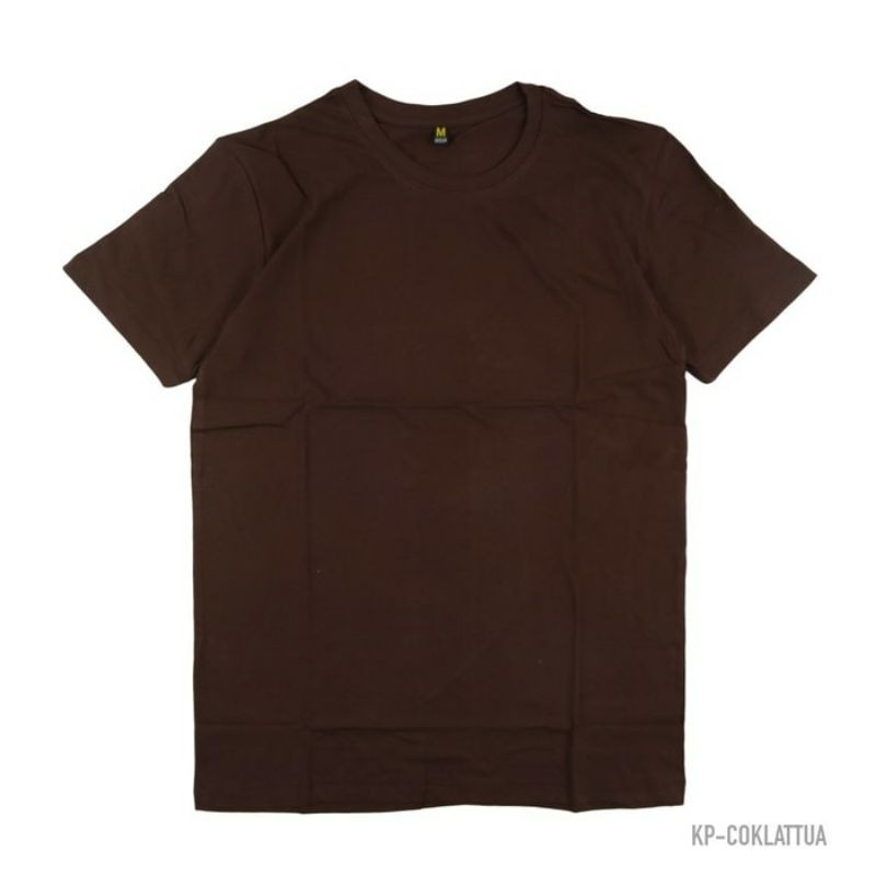 KAOS POLOS COKLAT TUA
