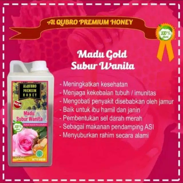 

MADU GOLD SUBUR WANITA - AL QUBRO PREMIUM HONEY 1KG