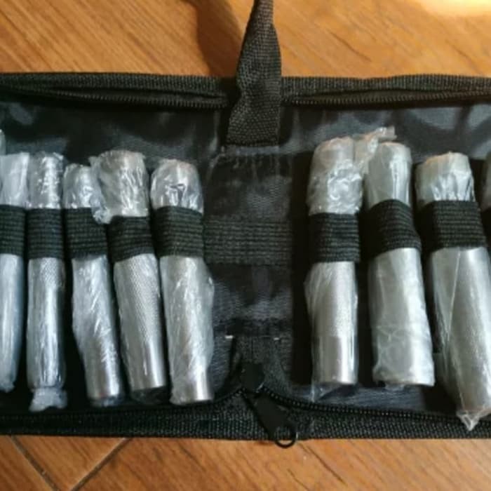 

(OVA) Alat Pembolong Gasket Kulit Set - GREAT Hollow Punch Set 15 Pcs