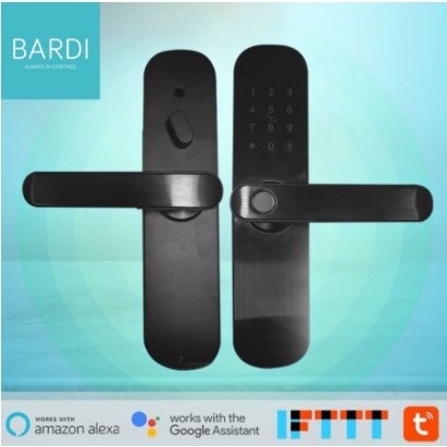 Bardi Smart Door Lock Handle RFID- Fingerprint Waterproof - Smart Door