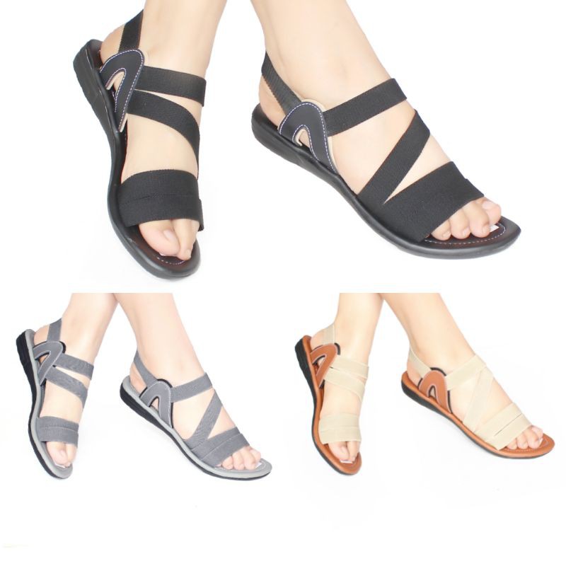 Sandal tali wanita casual SLT