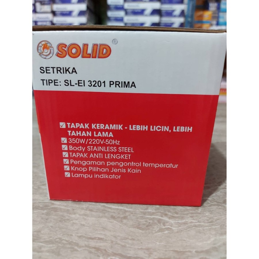 SOLID IE 3201 Prima - Setrika Listrik / Setrika Baju - Gosokan Iron