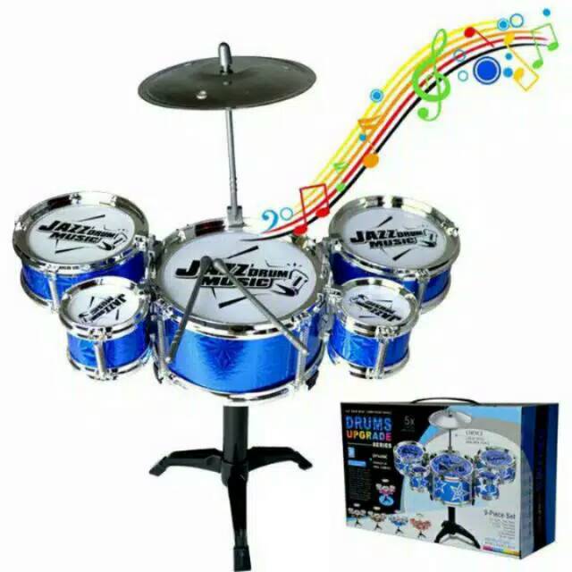  Mainan  drum set Jass Drum set isi 5 drum Shopee Indonesia