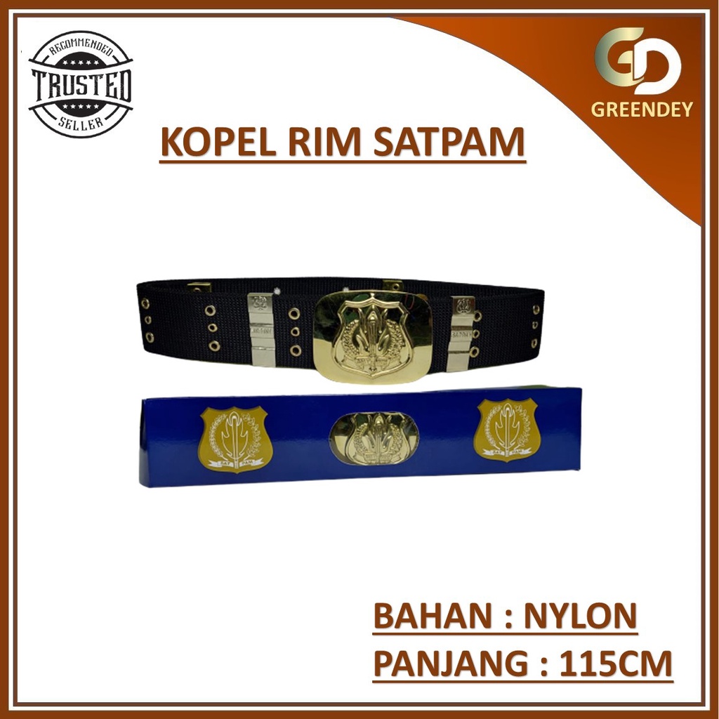 KOPEL RIM SATPAM HITAM PUTIH TACTICAL SABUK SATPAM PDL PDH TERBARU 2022