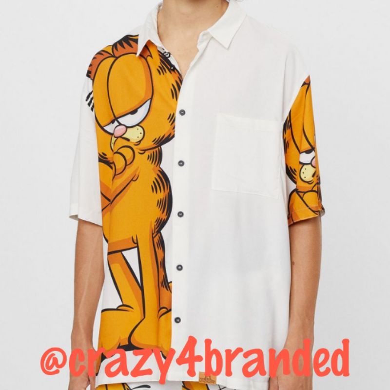 Bershka × Garfield 2020 Oversized Shirt