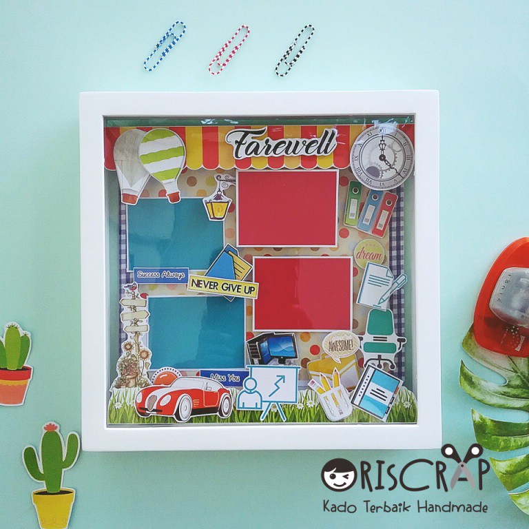 

Hadiah Perpisahan Terlaris / Scrapframe farewell / include cetak foto