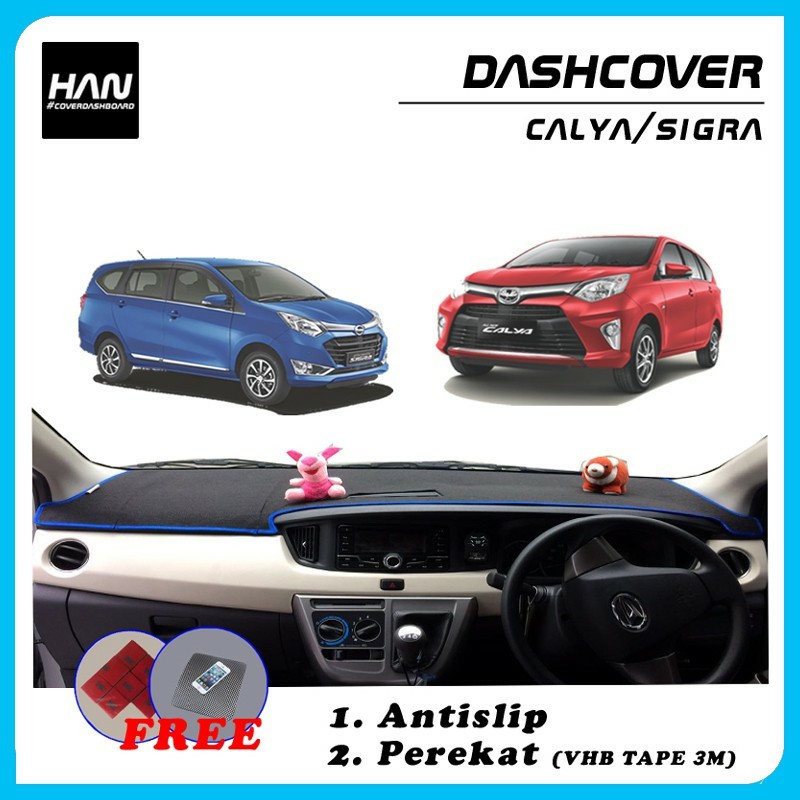 Cover Dashboard Toyota Calya / Daihatsu Sigra - FREE Antislip &amp; Double Tape