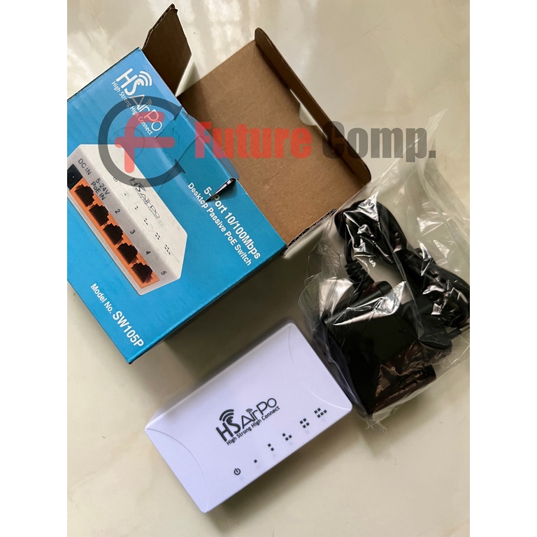 HSAIRPO Switch hub SW105P 5port 10 100Mbps Ethernet Switch