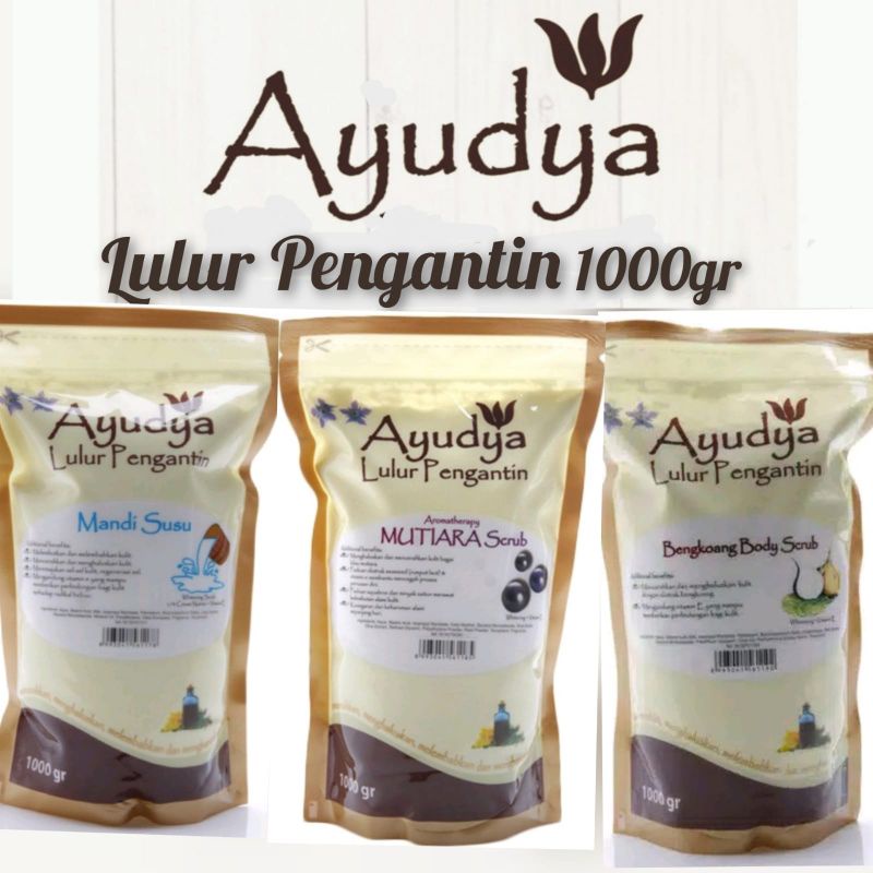 LULUR PENGANTIN AYUDYA/LULUR PEMUTIH BADAN 1000gr