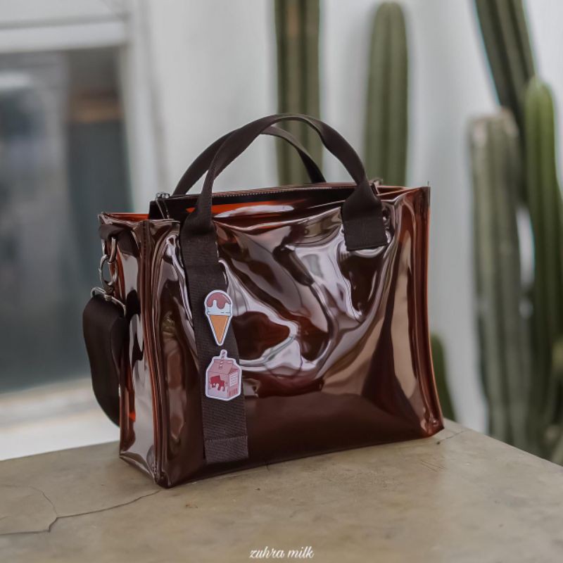 Zuhra brown bag tas new Normal elegant