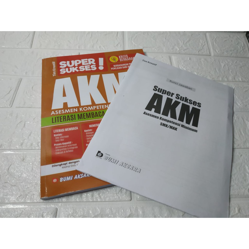 BUKU AKM MURAH Super Sukses Asesmen untuk SMK/MAK (BUMI AKSARA)