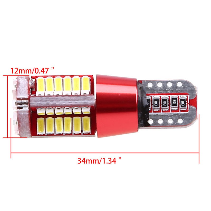 1 pc T10 Lampu LED Canbus Parkir W5W W16W T15 194 574 57SMD