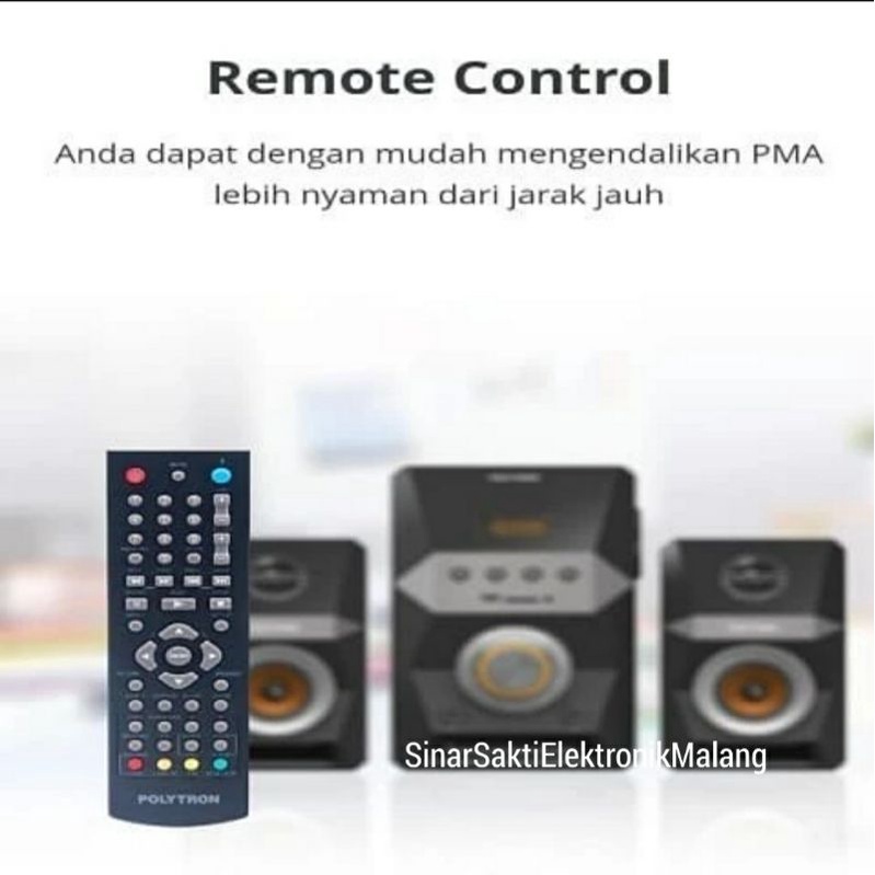 Speaker Aktif Polytron PMA 9502 Multimedia Bluetooth PMA9502 Remote