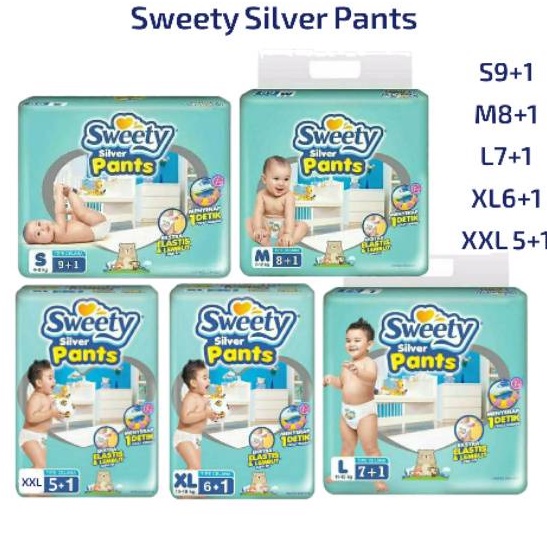 SWEETY SILVER PANTS