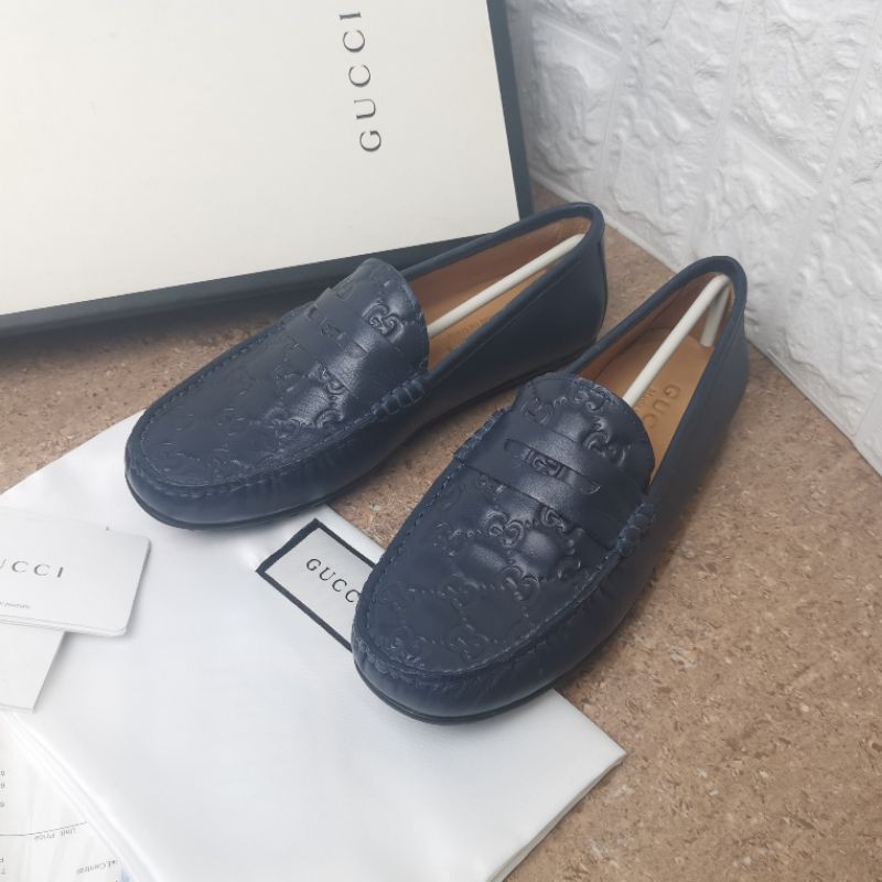 sepatu slip on gc mirror vip sepatu loafer sepatu kulit sepatu tanpa tali