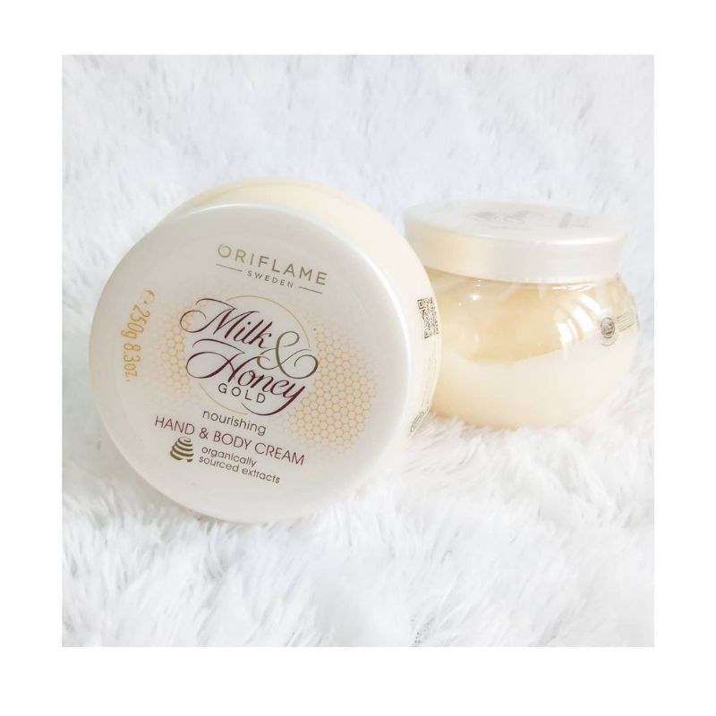 Milk &amp; Honey Gold Nourishing Hand &amp; Body Cream 250ml/ 75 ml / Milk &amp; Honey Amber Elegance 250ml