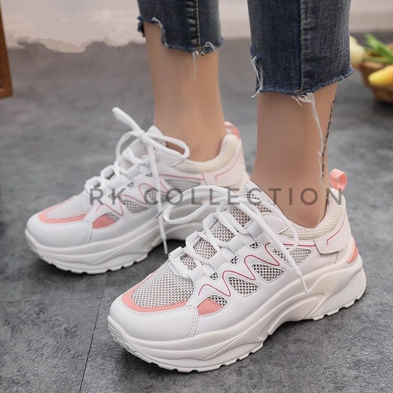 RK Collection - Sepatu Sneakers Wanita AG03-Salem