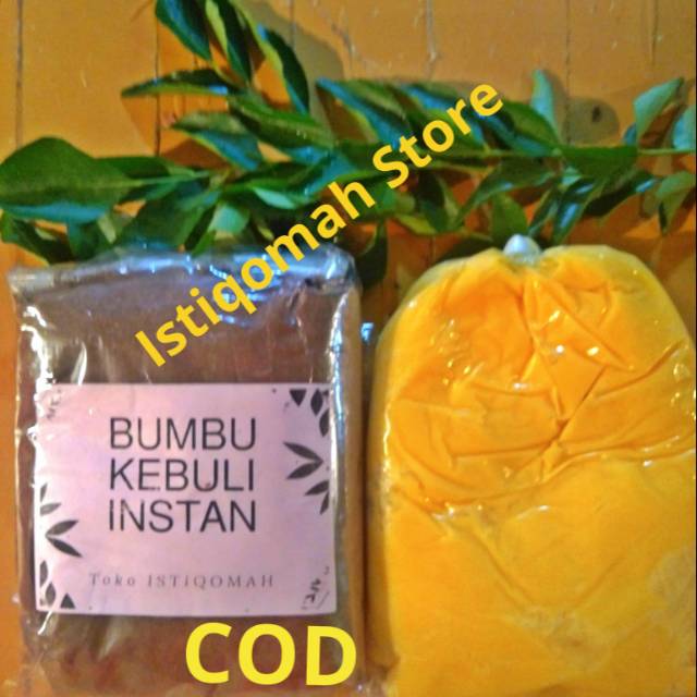 

Bumbu nasi kebuli dengan minyak samin untuk 10kg Beras