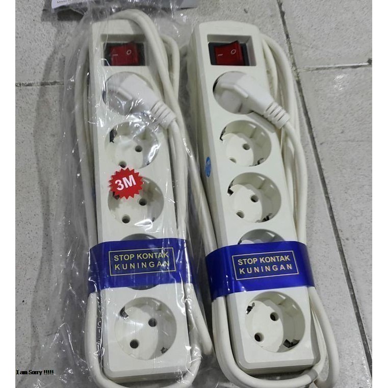 Stop Kontak 5 Lubang Kabel 3 Meter
