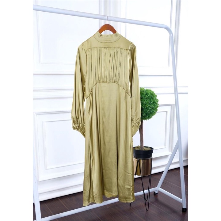 DRESS MAXI BAHAN SILK PREMIUM  BANGKOK BKK , MAXI DRESS