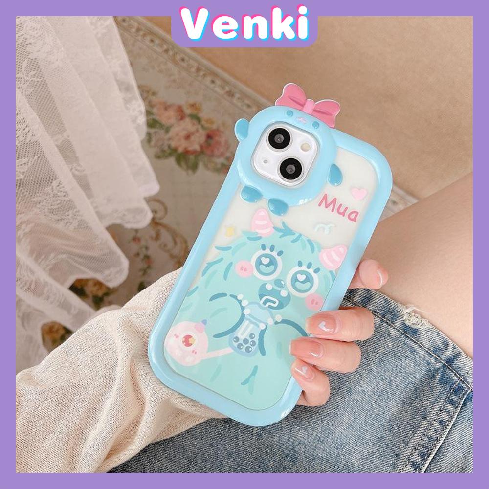 iPhone Case Silicone Soft Case Clear Case Airbag Shockproof Protection Camera Shiny Feeling Monster Cartoon Compatible For iPhone 11 Pro Max 13 Pro Max 12 Pro Max 7Plus xr XS Max