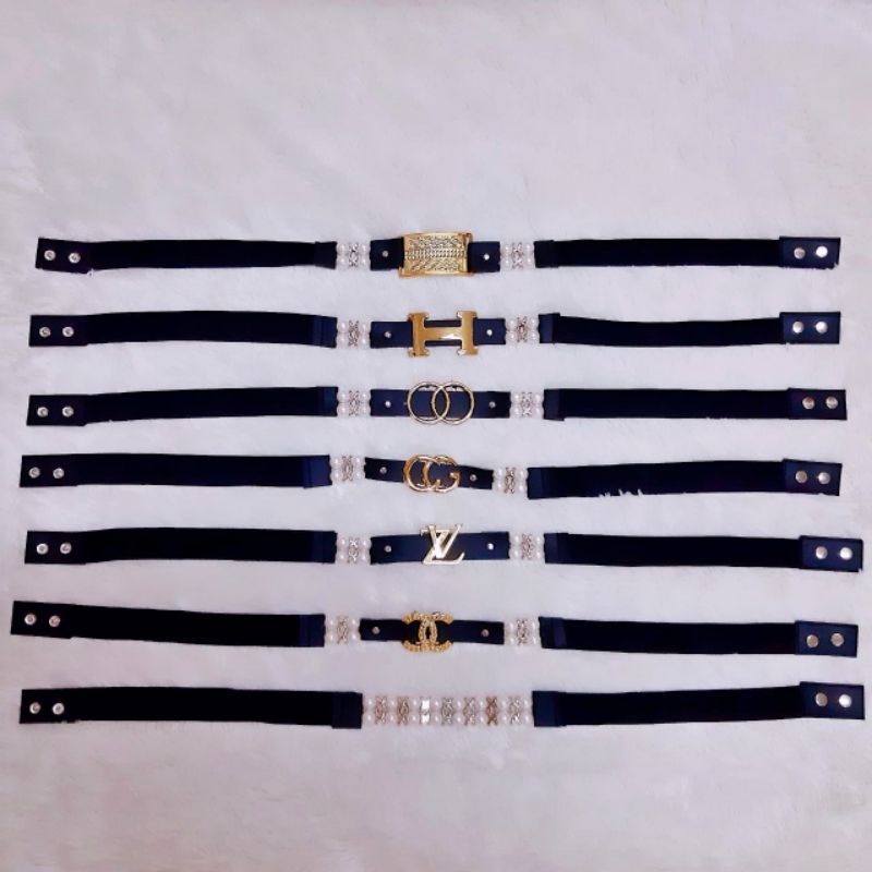 ikat pinggang karet mutiara belt korea