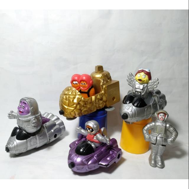 Maskot Happy Meal Mcdonald Astronot Toys Mobil Astronaut Car Rare Mcd Jadul Lawas Retro Vintage Toy