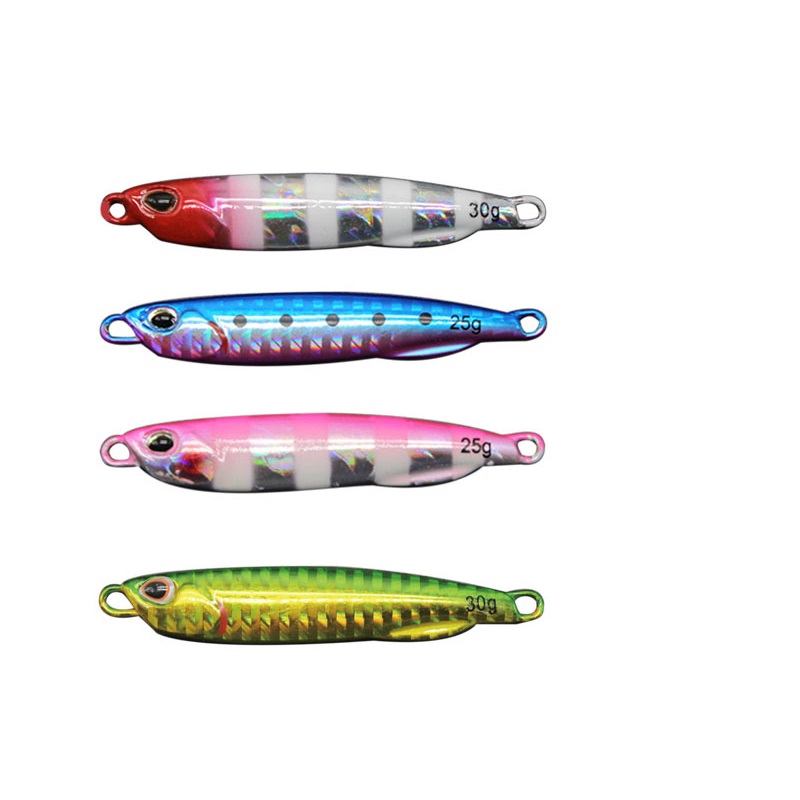 Shengyao 1Pcs Metal Luminous Laser Duo Jig Umpan Pancing 10g/20g/30g/40g Sinking Fishing Lure Swimbait Bass Wobbler Kail Ikan Jigging Bait