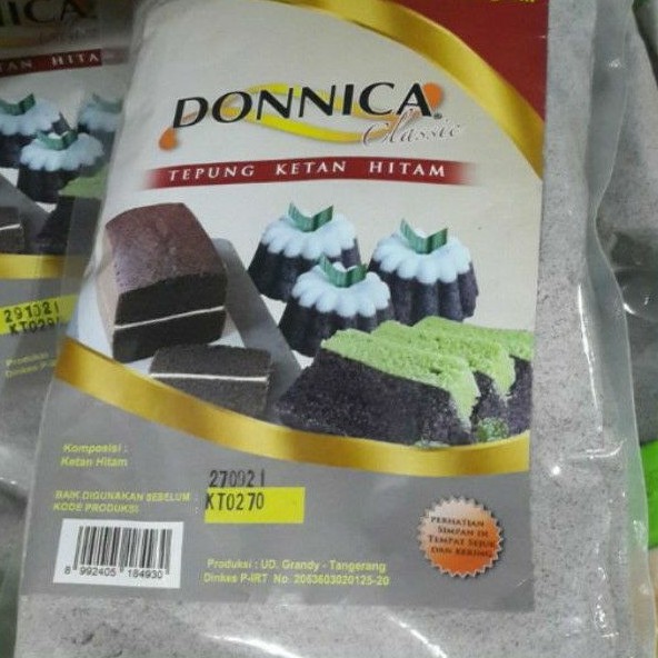 

Tepung Ketan Hitam Donnica 500 gr / gram