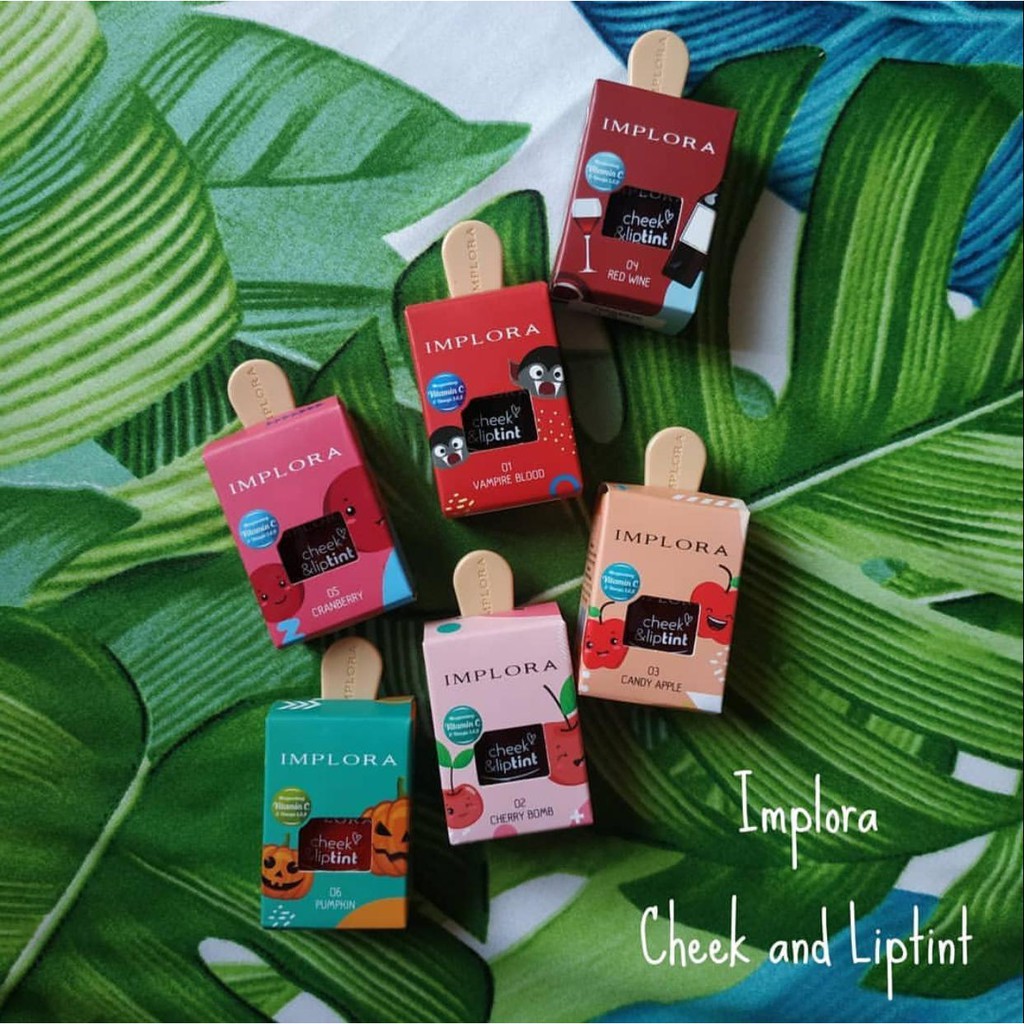 (BISA BAYAR DITEMPAT) CHEEK LIP TINT ORIGINAL BPOM IMPLORA