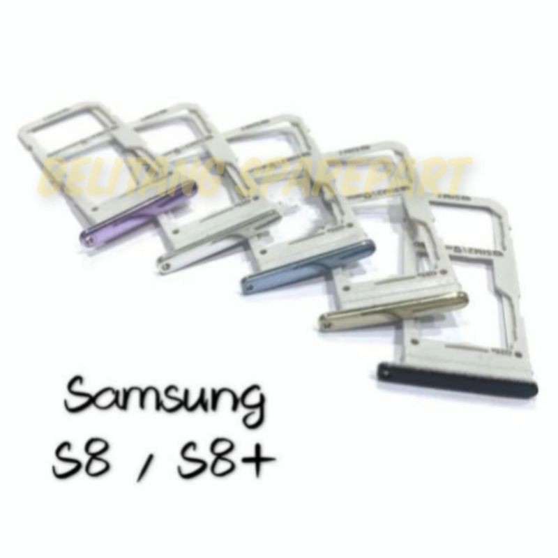 Simtray Tempat Simcard Sim Tray Samsung S8 S8 Plus Dual Sim