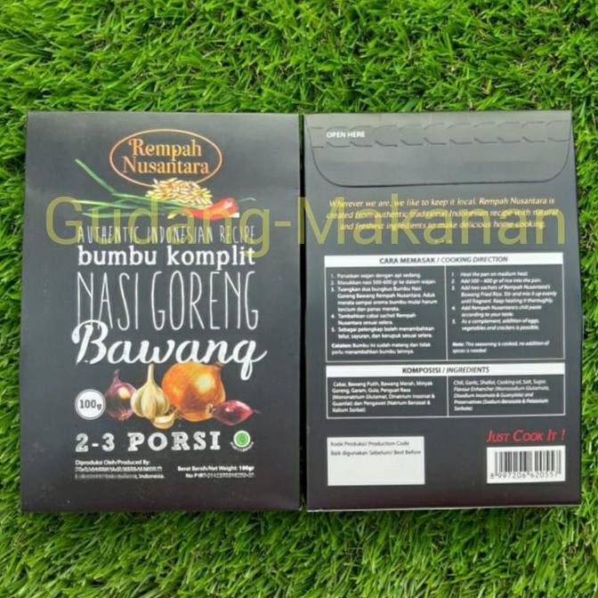 

Bumbu Nasi Goreng Komplit Rempah Nusantara - Bawang