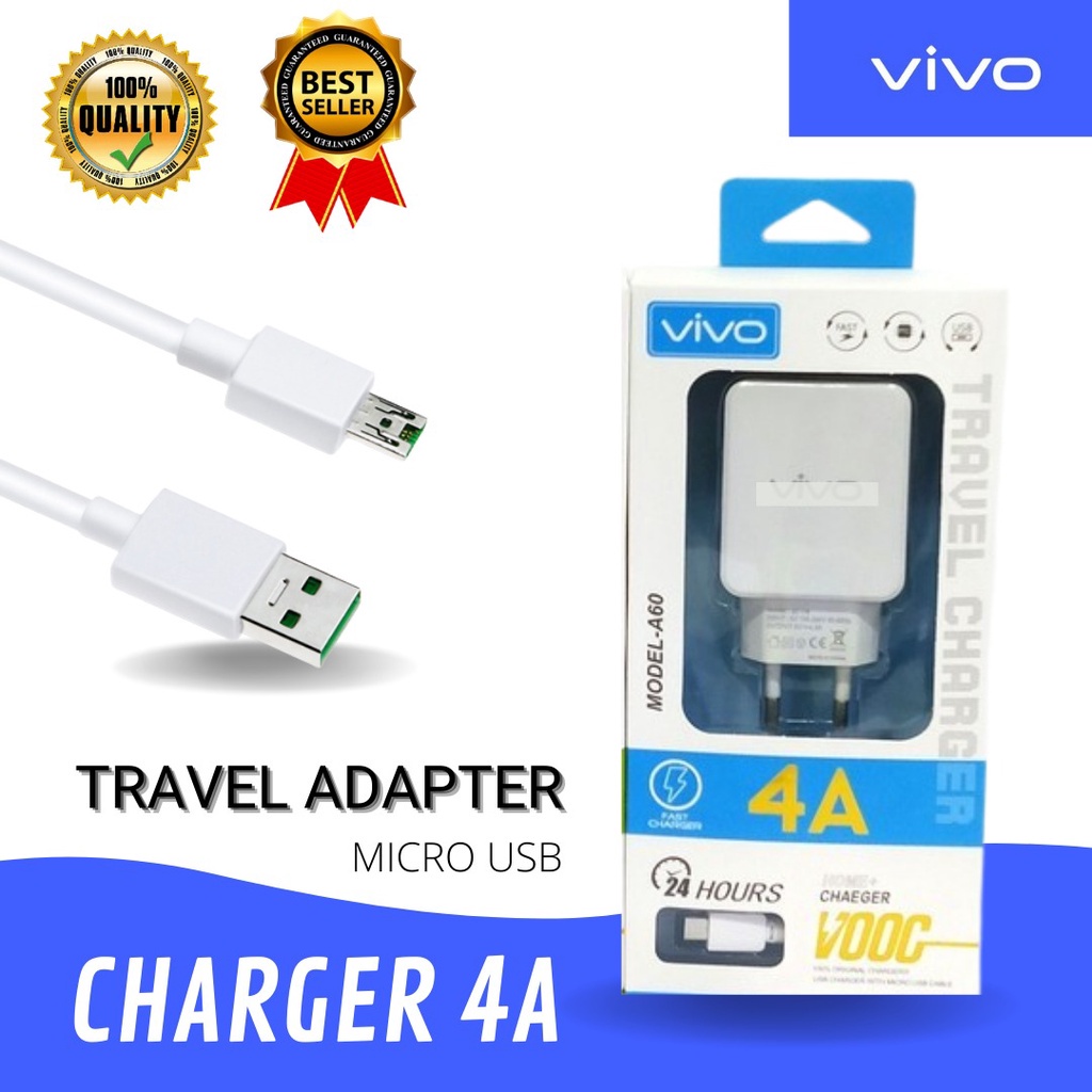 CHARGER VIVO VOOC  4A &lt;MICRO&gt; FAST CHARQING harga 18.500 (JAYA ACC)