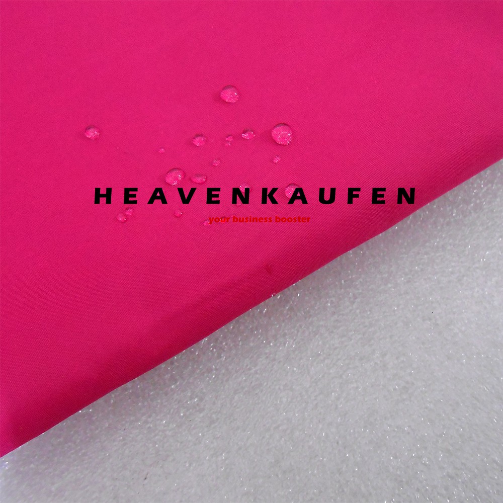 Kain Jaket Micro NS Warna Pink Fanta / Hot Pink Water Resistant Harga Per Meter