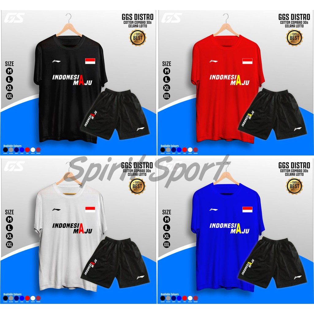 Baju dan Celana Badminton Olimpiade Indonesia Maju - Baju dan Celana Badminton Indonesia Maju