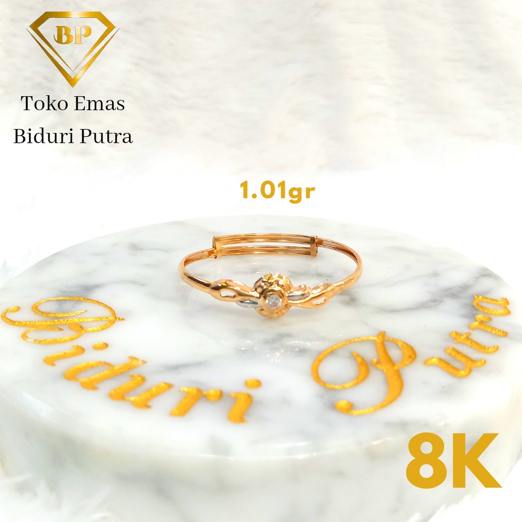 Gelang Bayi Anak Perhiasan Emas Asli Kadar 8K/375 Toko emas biduri putra