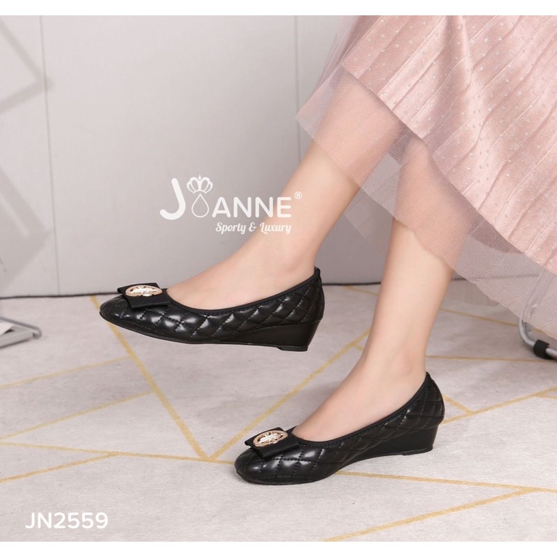 JOANNE Wedges Shoes Sepatu Kerja Wanita JN2559 [ORIGINAL BRAND]