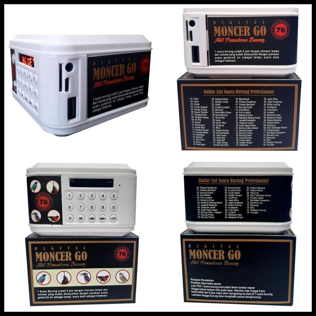 Pemasteran Burung Digital Moncer Go 99 Lomba Gantangan 99 Suara Burung 83 Sampai 99 Khusus Lb Best Shopee Indonesia
