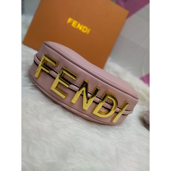 Fendigraphy Small Leather Bag Kode 3487