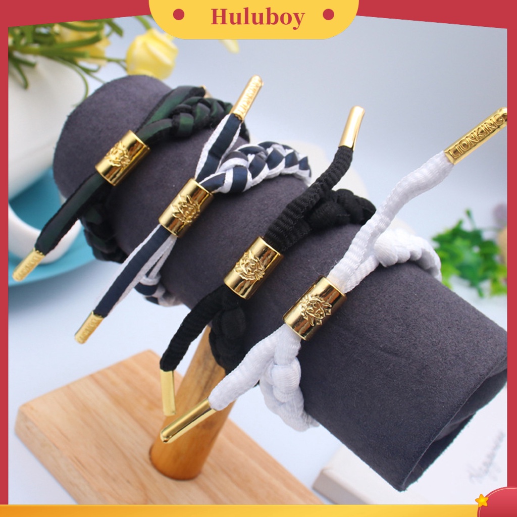 Hu Hu Hu Hu Hu Alat Bantu Pasang Kacamata♡ Gelang Tali Kepang Handmade Adjustable Warna Holografik Reflektif