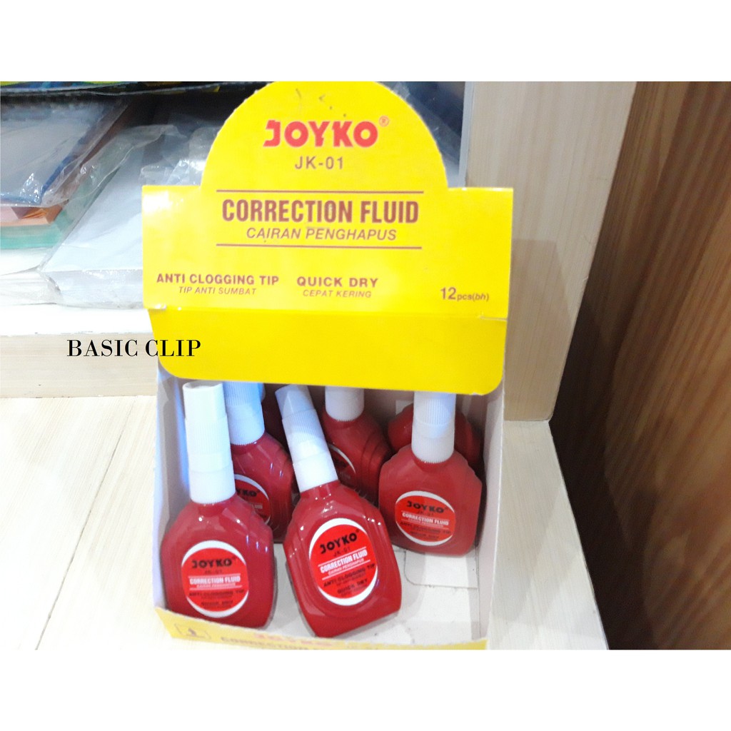 

Tip-ex Joyko JK01 Correction Fluid / pcs