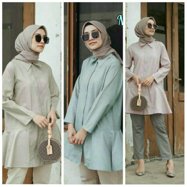 LILY LONG BLOUSE by Vanilla Hijab