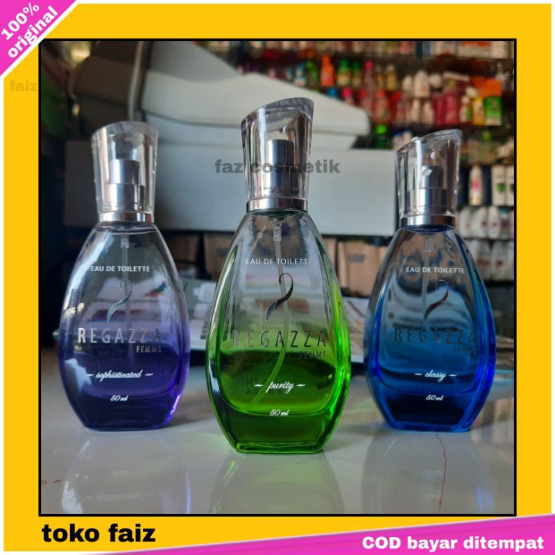 Parfum parfume parfumed Regaza cowo cewe Eau De Toilette 50ml Ready Stok